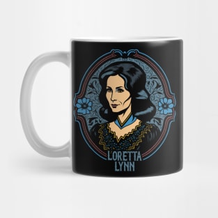 Loretta Lynn / Retro Style Country Fan Design Mug